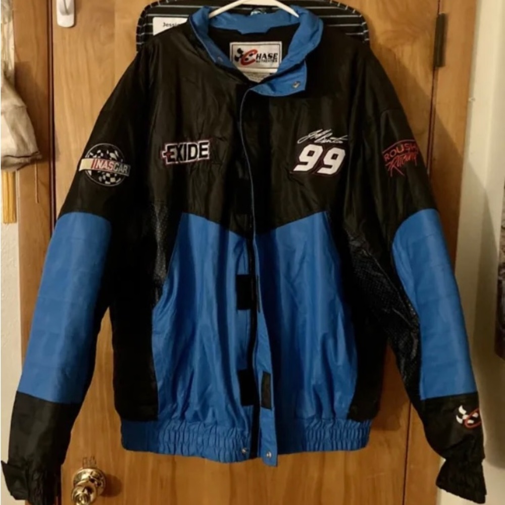 Jeff Burton Chase Authentics Coat/Jacket #99 Men’s XL Nascar Vintage Pre-owned